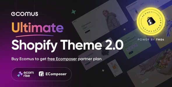 Ecomus (v1.4.0) Ultimate Shopify OS 2.0 Theme [NFIX]