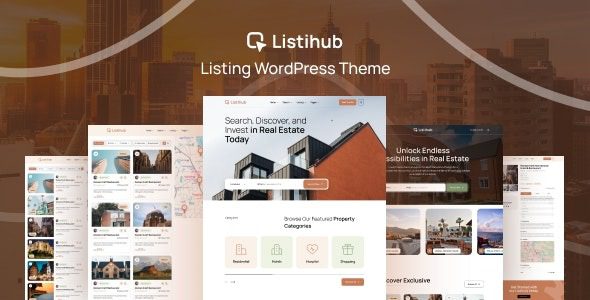 Listihub v1.0.0 Listing WordPress Theme