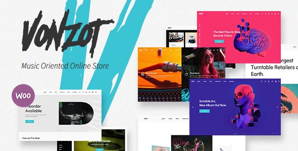 Vonzot v1.8.6 Music Oriented WooCommerce Theme