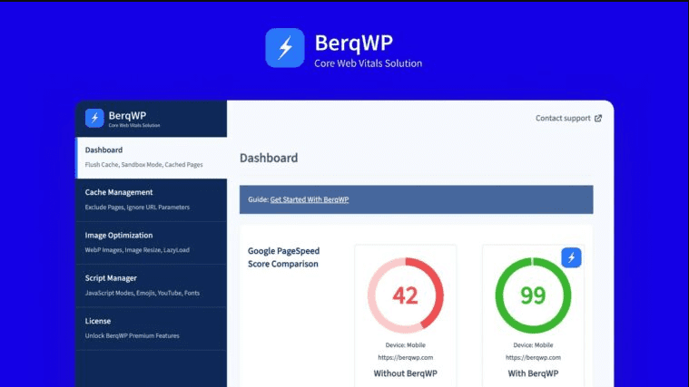 BerqWP v1.7.1 WordPress Speed & Core Web Vitals Optimization Plugin