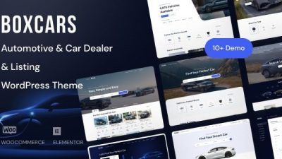 Boxcar (v1.1.8) Automotive & Car Dealer WordPress Theme