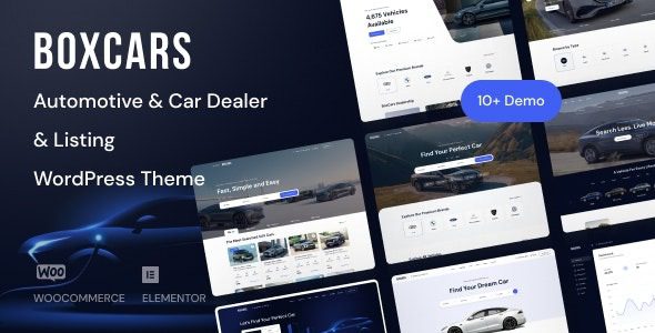 Boxcar (v1.1.8) Automotive & Car Dealer WordPress Theme