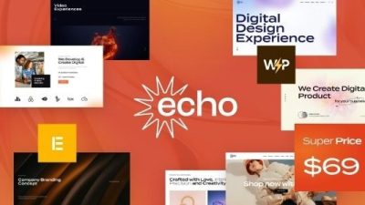 Echo (v1.10.0) Digital Marketing & Creative Agency WordPress Theme