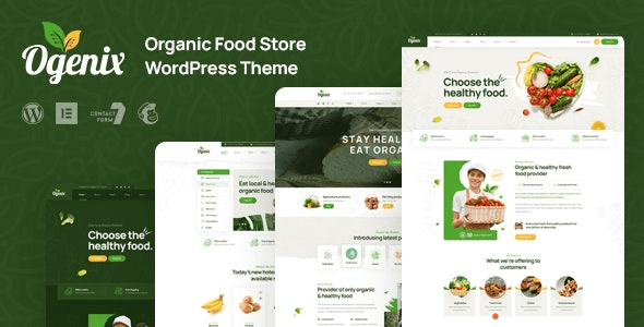 Ogenix (v1.0.0) Organic Food Store WordPress Theme