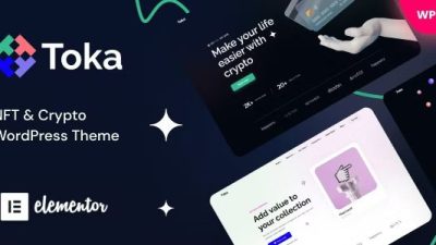 Toka (v1.35) NFT & Crypto WordPress Theme