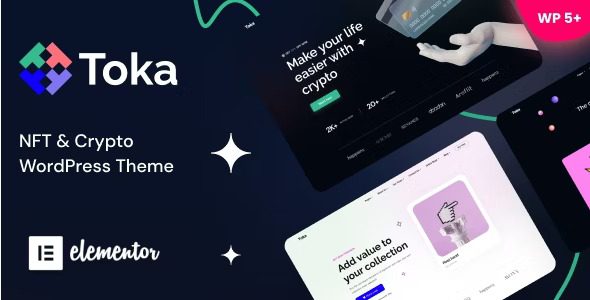 Toka (v1.35) NFT & Crypto WordPress Theme