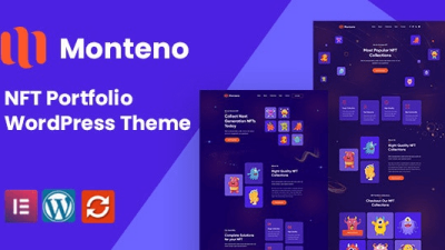 Monteno v1.0 NFT Portfolio WordPress Theme