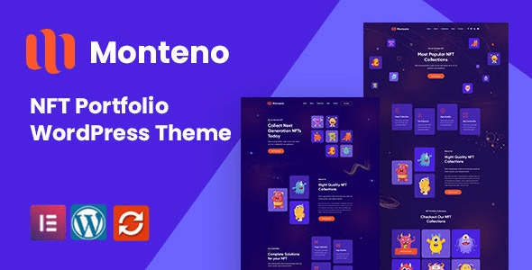 Monteno v1.0 NFT Portfolio WordPress Theme