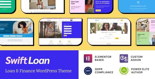 Swift Loan v1.1.4 Payday & Banking Finance WordPress Theme