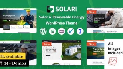 Solari v1.1.5 Ecology & Solar Energy WordPress Theme