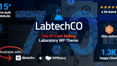 LabtechCO (v7.4) Laboratory & Science Research WordPress Theme
