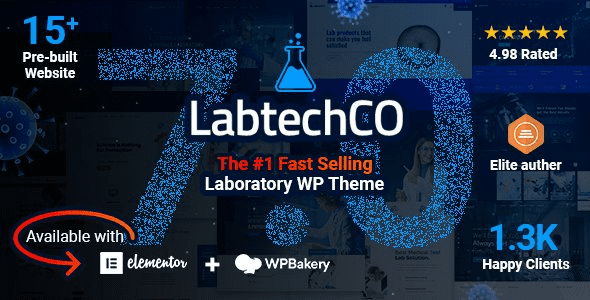 LabtechCO (v7.4) Laboratory & Science Research WordPress Theme