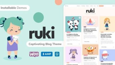 Ruki (v1.3.8) A Captivating Personal Blog Theme