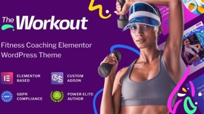 The Workout (v1.0.8) Trainer Fitness WordPress Theme
