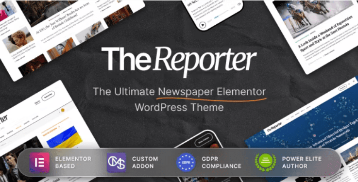 The Reporter (v1.0.10) Newspaper Editorial WordPress Theme [NFIX]