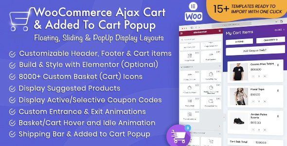 WooCommerce Ajax Cart & Added To Cart Popup插件下载