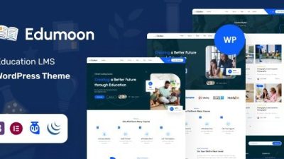 Edumoon (v1.3) Education LMS WordPress Theme