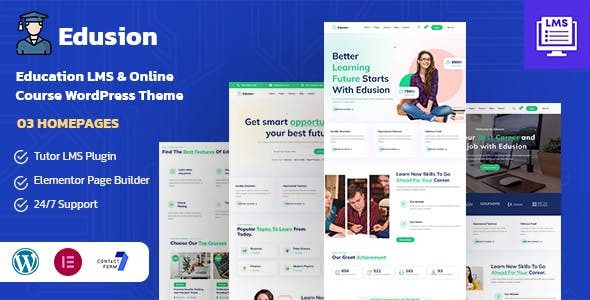 Edusion (v1.4) Education LMS WordPress Theme