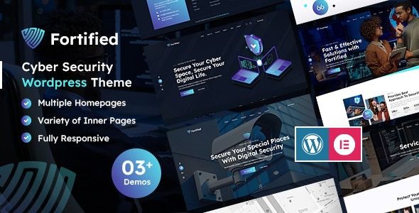 Fortified (v1.0) IT & Cyber Security WordPress Theme