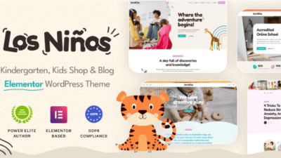 Los Ninos (v1.0.10) Children Education WordPress Theme [NFIX]