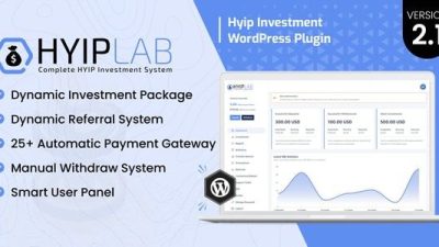HYIPLab (v3.0) HYIP Investment WordPress Plugin