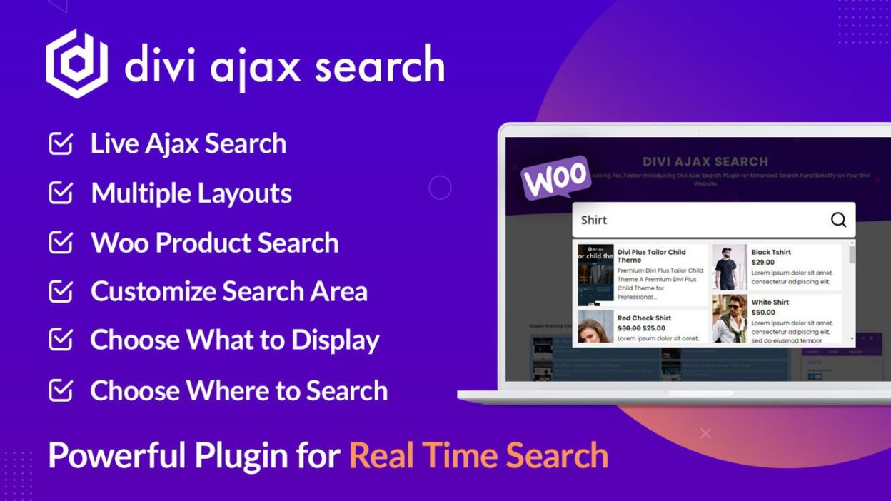 Divi Ajax Search插件下载