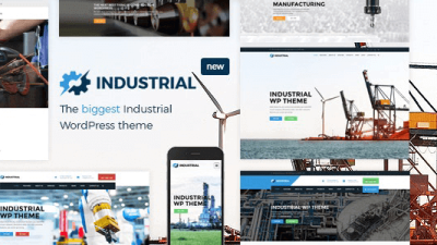 Industrial (v1.7.1) Factory Business WordPress Theme