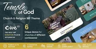 Temple of God (v1.0.7) Religion and Church WordPress Theme