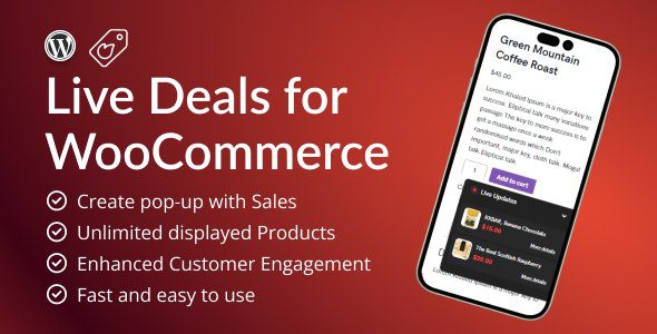 Live Deals for WooCommerce主题下载