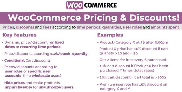 WooCommerce Pricing & Discounts!插件下载