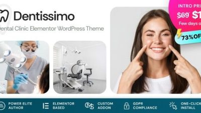 Dentissimo (v1.0.3) Medical & Dentist WordPress Theme