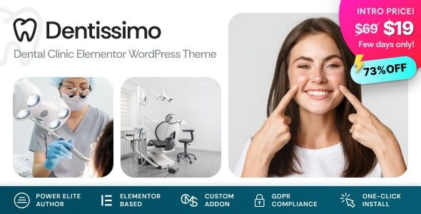 Dentissimo (v1.0.3) Medical & Dentist WordPress Theme