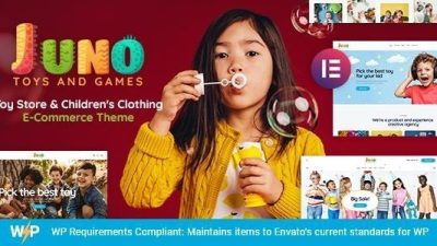 Juno v2.15.0 Kids Toys & Games Store WordPress Theme
