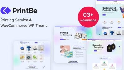 PrintBe v1.0.2 Printing Service & WooCommerce WP Theme