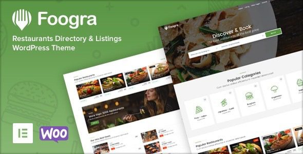 Foogra (v1.0.20) Restaurants Directory & Listings WordPress Theme