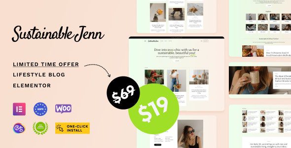Sustainable Jenn主题下载