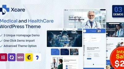 Xcare (v5.0) Medical and HealthCare WordPress Theme