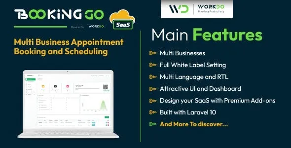 BookingGo SaaS v1.2– Multi Business Appointment Booking and Scheduling