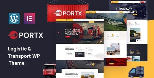 Portx (v1.0.7) Logistics and Transportation WordPress