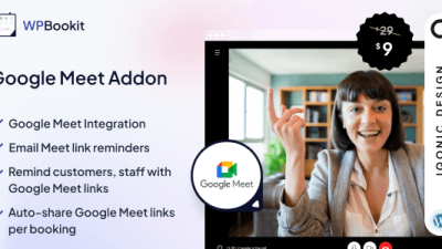 WPBookit - Google Meet (Addon)插件下载