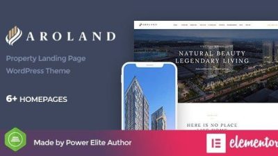 Aroland v1.1.3 Single Property Landing Page WordPress Theme