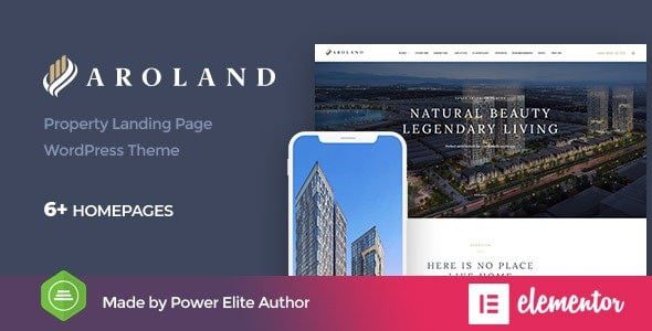 Aroland v1.1.3 Single Property Landing Page WordPress Theme