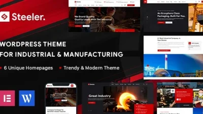 Steeler (v1.3) Industrial & Manufacturing WordPress Theme