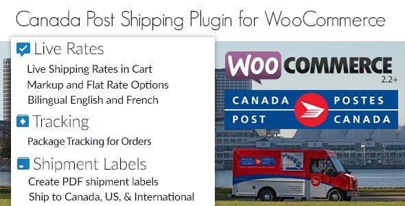 Canada Post Woocommerce Shipping Plugin v1.7.16