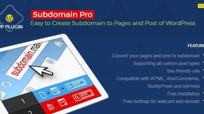 Subdomain Pro插件下载