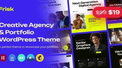 Frisk (v1.1) Creative Agency & Portfolio WordPress Theme
