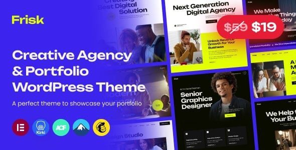 Frisk (v1.1) Creative Agency & Portfolio WordPress Theme
