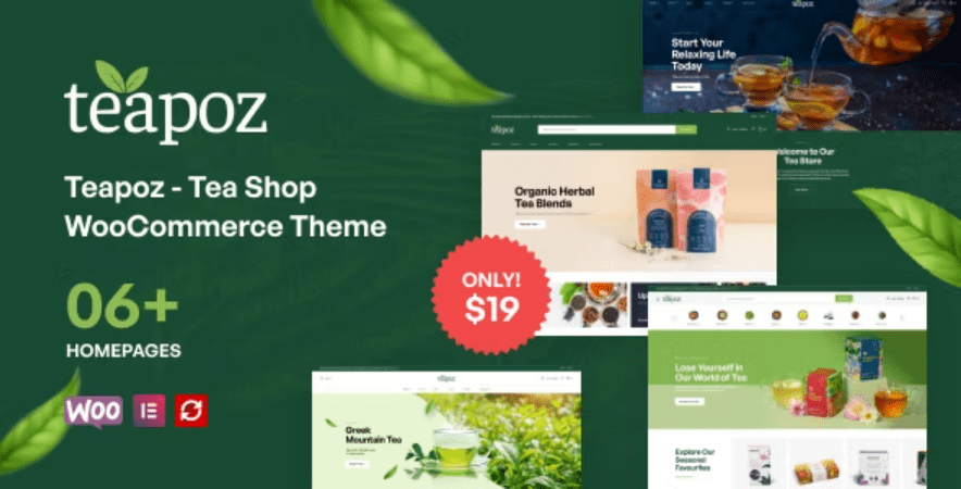 Teapoz (v1.1.7) Tea Shop WooCommerce Theme