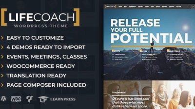 Life Coach v2.3.2 WordPress Theme
