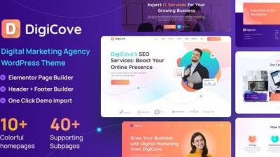 Digicove (v1.0.4) Digital Marketing Agency WordPress Theme
